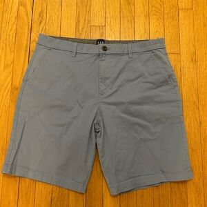 GAP Men's Slate Blue Flat Front Shorts